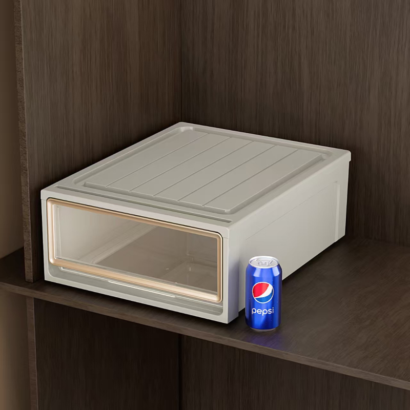 Plastična kutija za skladištenje s ladicama, sklopiva, s podjelama, kapacitet 60 L, model FM-SNX001