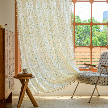 Japāņu stilā izstrādāts 100% kokvilnas aizkars, pusēnojums 40–70%, dzīvojamai istabai, guļamistabai, restorānam un komerciālām telpām, Flying sun