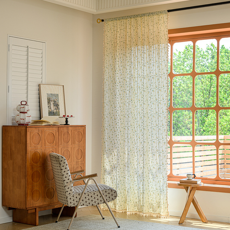 Japāņu stilā izstrādāts 100% kokvilnas aizkars, pusēnojums 40–70%, dzīvojamai istabai, guļamistabai, restorānam un komerciālām telpām, Flying sun