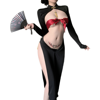 Σεξουαλικά εσώρουχα με αναστρέψιμο σχέδιο – ρόλοι (κοστούμι βασίλισσας χορού, στολή οικονόμου) – πολυεστέρας, περιεκτικότητα 90–95% πολυεστέρα, συσκευασία σε σακούλα