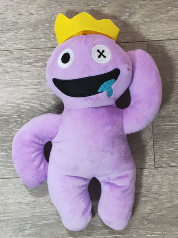 Desman pliš Rainbow Friends Roblox lutka – kratki pliš, punjenje PP pamuk, za uzrast 7–14 godina