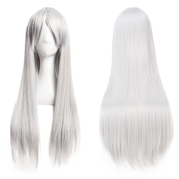 Perucă cosplay - fibră rezistentă la temperaturi înalte, poate fi vopsită, Model K026, rezistentă la căldură, Origine Zhejiang