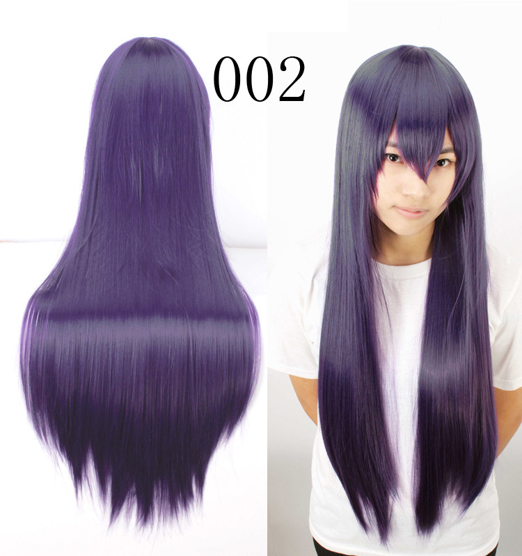 Perucă cosplay - fibră rezistentă la temperaturi înalte, poate fi vopsită, Model K026, rezistentă la căldură, Origine Zhejiang