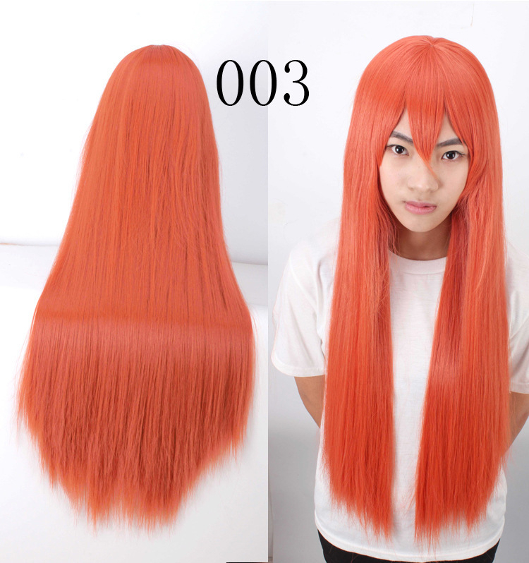 Perucă cosplay - fibră rezistentă la temperaturi înalte, poate fi vopsită, Model K026, rezistentă la căldură, Origine Zhejiang