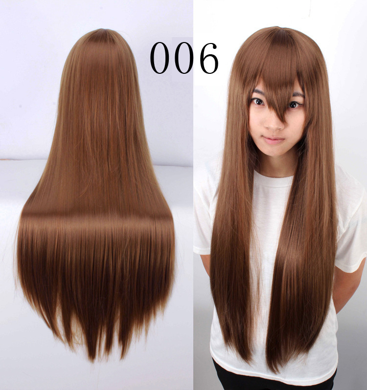 Perucă cosplay - fibră rezistentă la temperaturi înalte, poate fi vopsită, Model K026, rezistentă la căldură, Origine Zhejiang