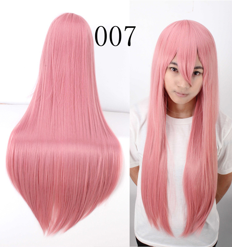 Perucă cosplay - fibră rezistentă la temperaturi înalte, poate fi vopsită, Model K026, rezistentă la căldură, Origine Zhejiang