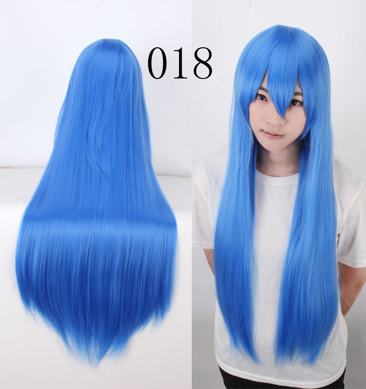 Perucă cosplay - fibră rezistentă la temperaturi înalte, poate fi vopsită, Model K026, rezistentă la căldură, Origine Zhejiang