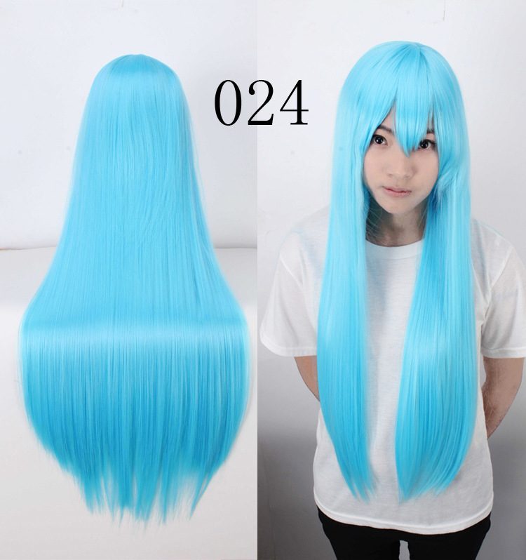 Perucă cosplay - fibră rezistentă la temperaturi înalte, poate fi vopsită, Model K026, rezistentă la căldură, Origine Zhejiang