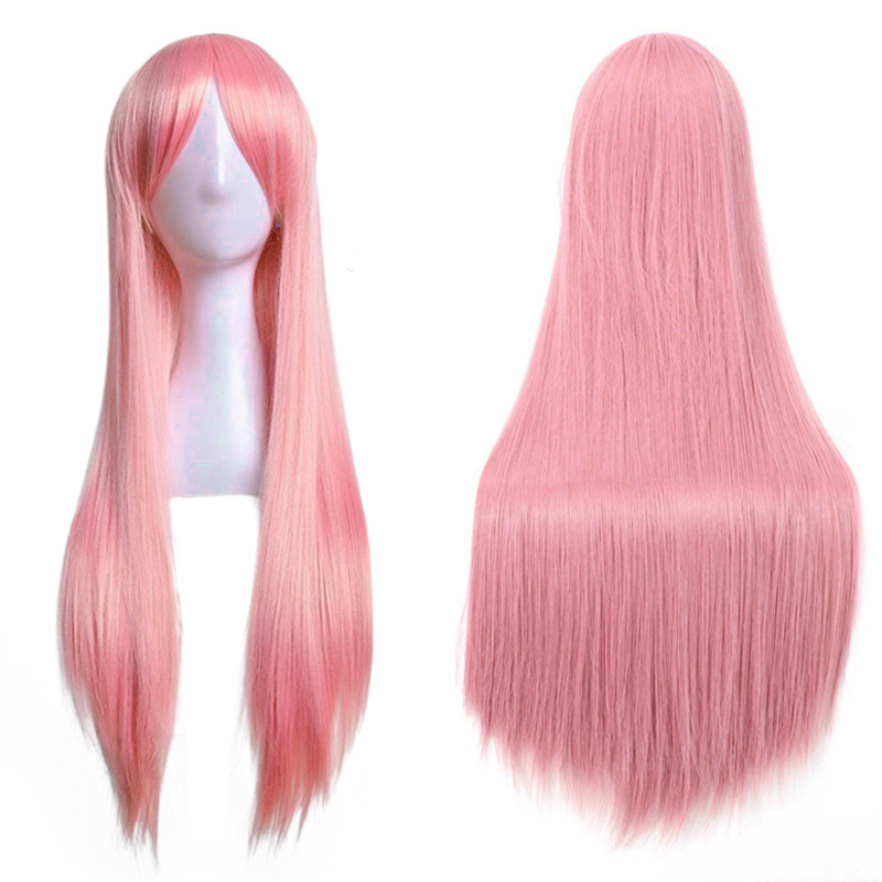 Perucă cosplay - fibră rezistentă la temperaturi înalte, poate fi vopsită, Model K026, rezistentă la căldură, Origine Zhejiang