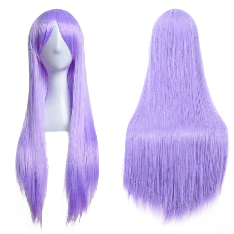 Perucă cosplay - fibră rezistentă la temperaturi înalte, poate fi vopsită, Model K026, rezistentă la căldură, Origine Zhejiang