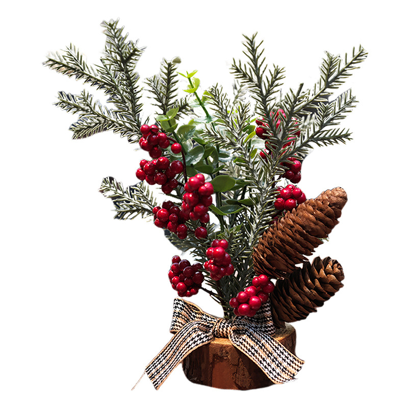 Laudadele asetatav jõulupuu miniatuurdekoratsioon — plastikmaterjal, bränd Soft blue ruoting, Jõulud