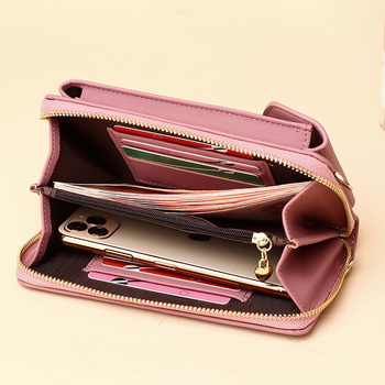 Sieviešu plecu telefonu somiņu tiešā pārdošana no rūpnīcas, korejiešu stila, daudzpusīga, mini monētu maka, daudzfunkcionāla garā maka.