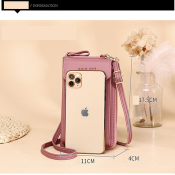 Sieviešu plecu telefonu somiņu tiešā pārdošana no rūpnīcas, korejiešu stila, daudzpusīga, mini monētu maka, daudzfunkcionāla garā maka.