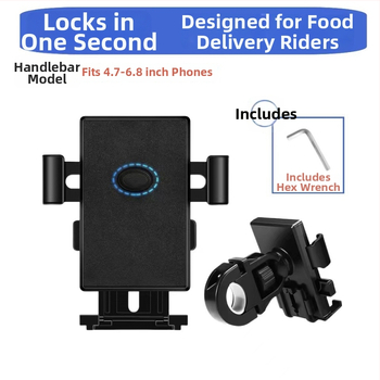 Telefono laikiklis elektriniams transporto priemonėms, motocikliui ir kalnų dvirčiui su navigacija (medžiaga: minkštas lipalas; prekės ženklas: be prekės ženklo)