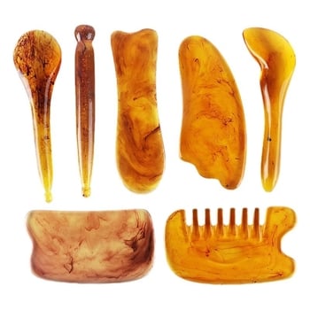 Rishuo Placă de Masaj - Rășină Naturală, Masaj pentru Sănătate, Cutie cu 200 de Bucăți