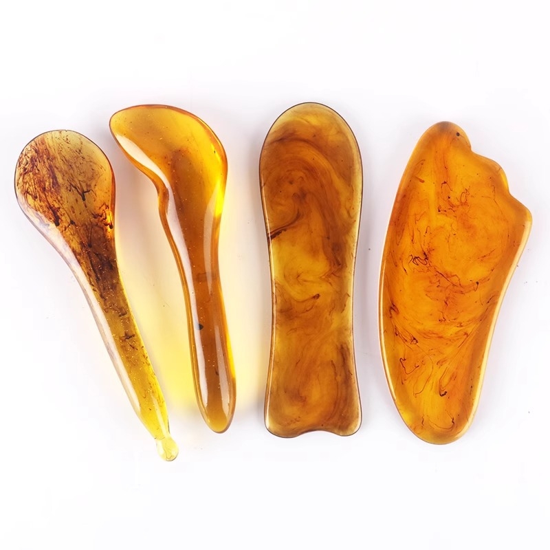 Rishuo Placă de Masaj - Rășină Naturală, Masaj pentru Sănătate, Cutie cu 200 de Bucăți