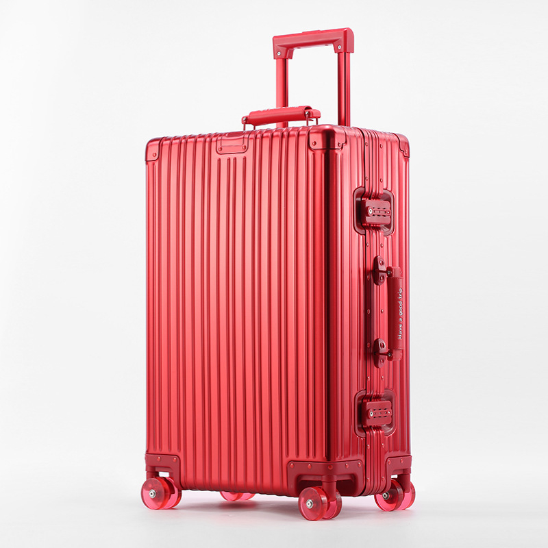 Alumiinium-magnésiumi sulamist käsipagas koos istmega, suur maht, TSA lukk, universaalsed rattad