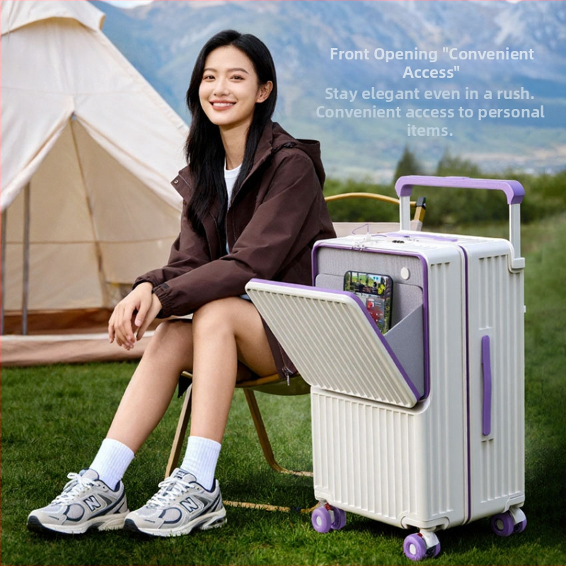 Reisikohver kuiva–niiske eraldamisega, eesava disain, USB-port, veekindel, suur maht