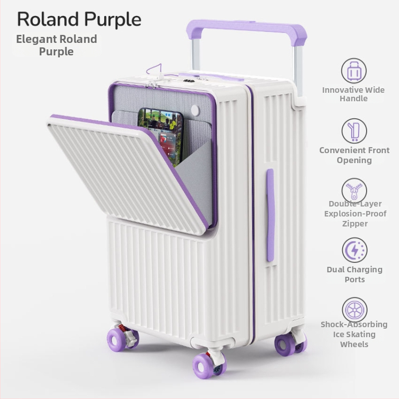 Reisikohver kuiva–niiske eraldamisega, eesava disain, USB-port, veekindel, suur maht