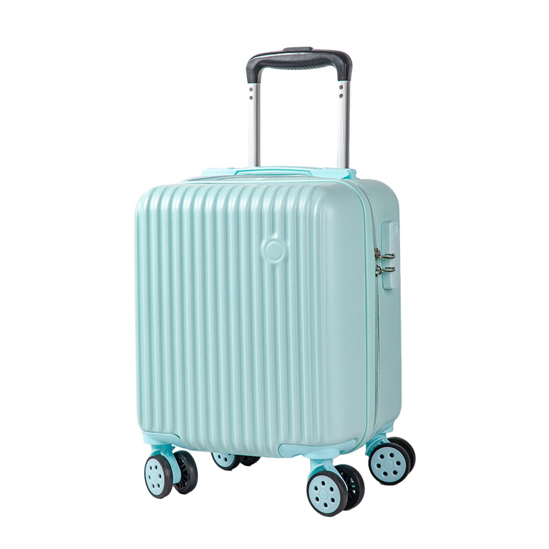 Omanfi 14-tolline käsipagas, ABS+PC, 2,3 kg, universaalsed rattad, tõmblukuga avamine, tavaline kombinatsioonlukk