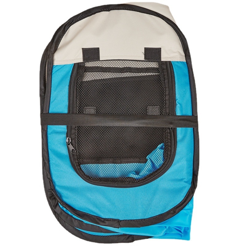 Tedora cușcă octagonală pentru pisici, cort pliabil din poliester