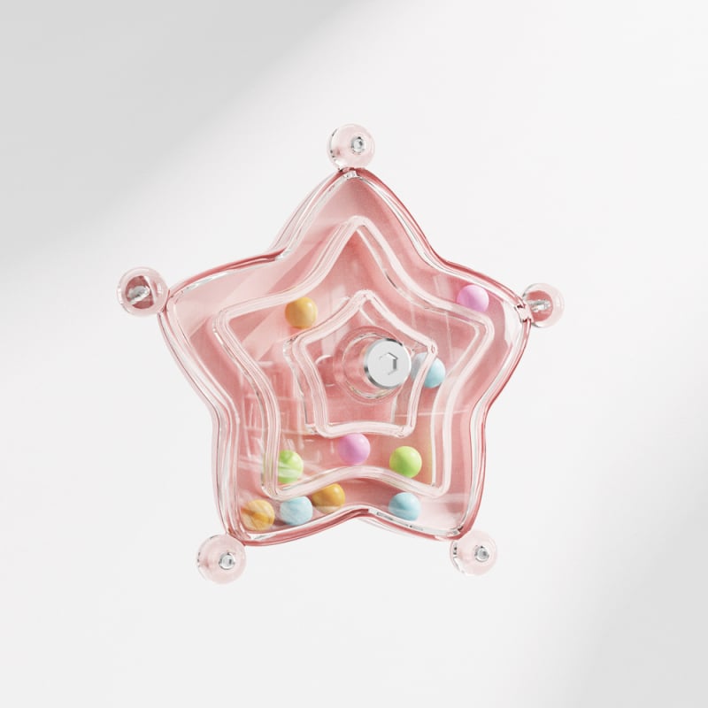 Εκπαιδευτικό παζλ-παιχνίδι για παπαγάκια με περιστρεφόμενος δίσκος, πλαστικό, μάρκα Demon pet, για πουλιά