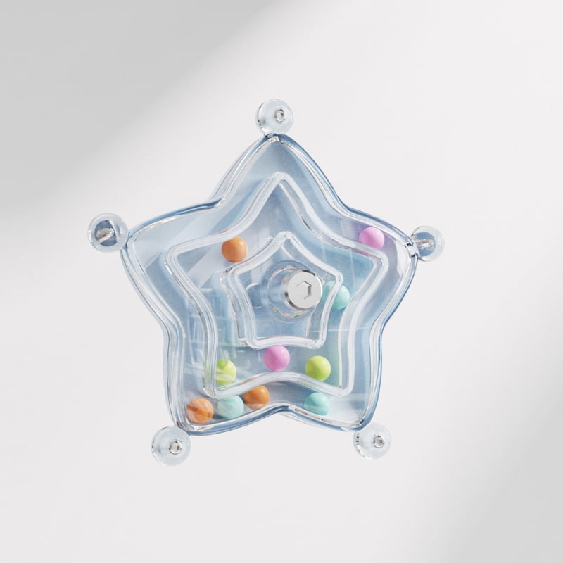 Εκπαιδευτικό παζλ-παιχνίδι για παπαγάκια με περιστρεφόμενος δίσκος, πλαστικό, μάρκα Demon pet, για πουλιά