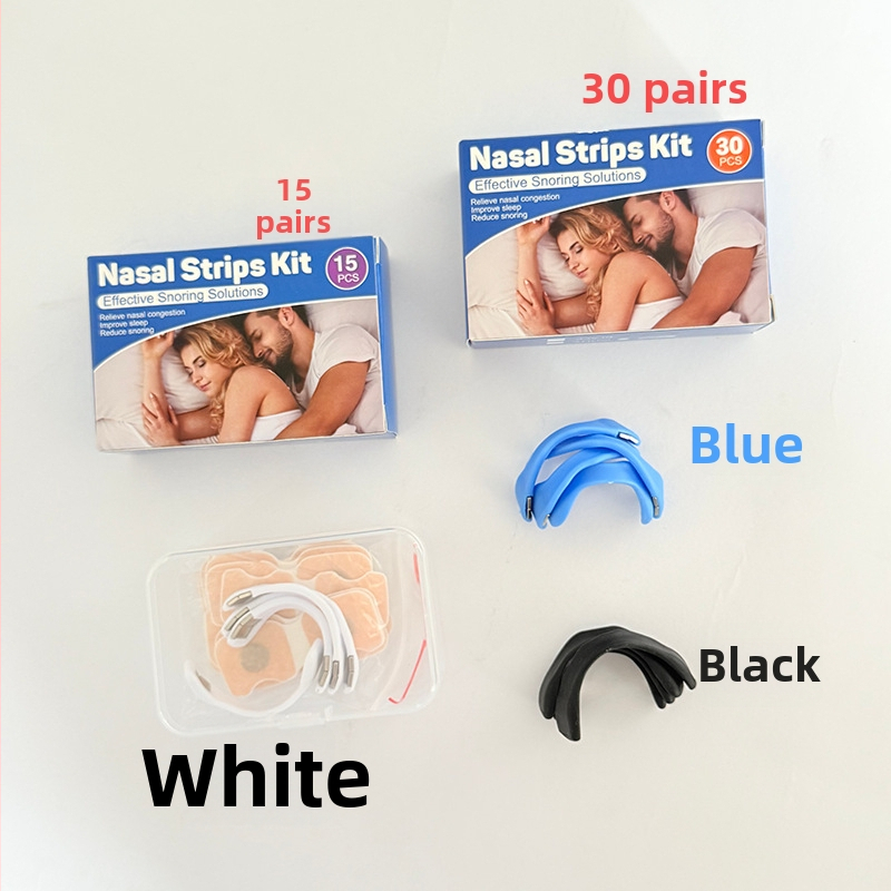 Magnētisks deguna plāksteris ar klipu un elpošanas dilatoru pret knarkēšanu