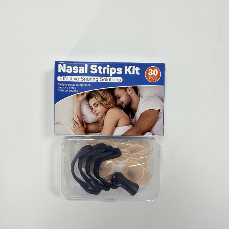 Magneetiline ninapatš kliipsiga ja hingamisläätja dilataatoriga knarkimise vältimiseks – kude, magnet, plastik