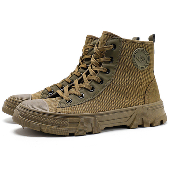 Ασφαλή Ανδρικά Παπούτσια Μάρτιν με Φερμουάρ, Υψηλό Άνω Μέρος, Μαλακή Σόλα, Αντιολισθητικά, Με Εσωτερική Fleece Επένδυση