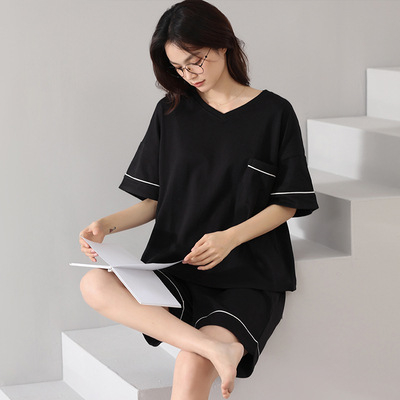 Modal öösärk naistele – lühikeste kätega, rasedus, rinna padja, puuvill-satiin materjal, pikk, õhuke kangas 121–140 g/m²