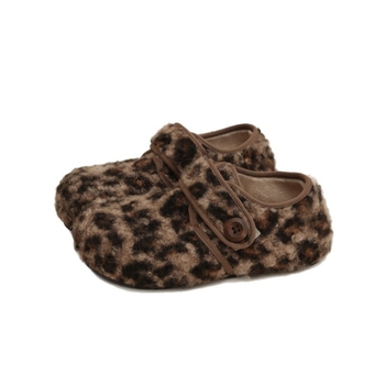 Ženske pamučne cipele, okrugla nosnica, niska potpetica, plišana podstava, gumeni đon