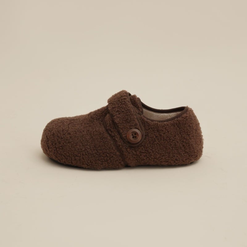 Ženske pamučne cipele, okrugla nosnica, niska potpetica, plišana podstava, gumeni đon