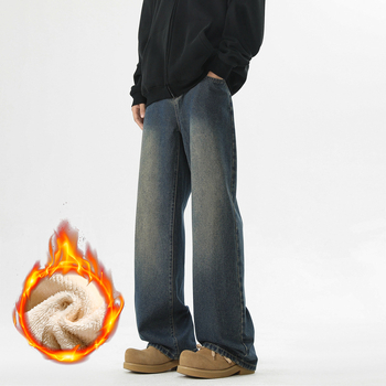 Farkud sirge ja laia lõikega, keskmine vöökoht, fleece-vooder talveks, puuvillasegu