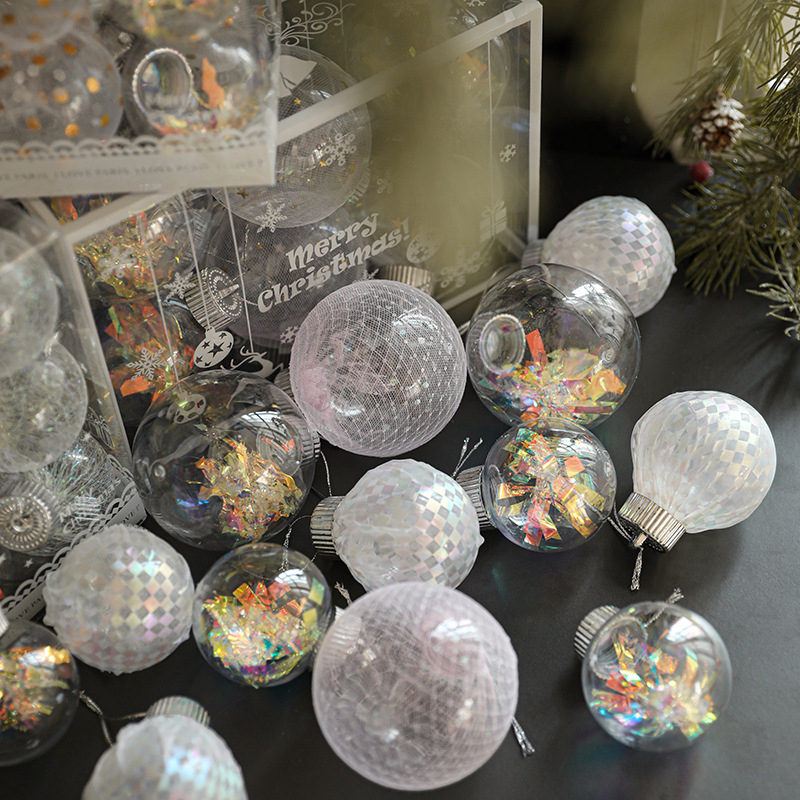 Jõulupallide komplekt – plastist kaunistused, Soome bränd, stiilid: Korea versioon, Äri, Kaasaegne Minimalism, Kaasaegne Kunst, Kerge Luksus, Jõuludeks