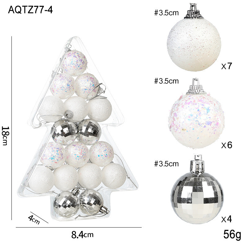 Jõulupallide komplekt – plastist kaunistused, Soome bränd, stiilid: Korea versioon, Äri, Kaasaegne Minimalism, Kaasaegne Kunst, Kerge Luksus, Jõuludeks