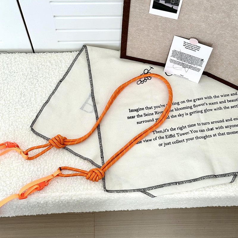 Crossbody koti rihm tikandiga triibulise mustriga, reguleeritav pikk polüesteri õlarihm