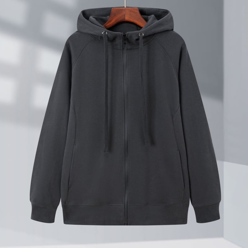 Puuvillane kapuutsiga pushoodie logoga, vaba lõige, küljetaskud