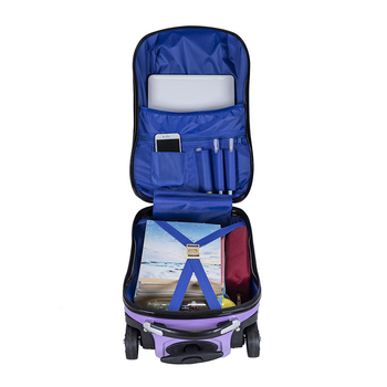 Laste reisikott karikatuurimustriga, ABS+PC materjal, universaalsed rattad, tõmblukk, polüester vooder, õpilastele