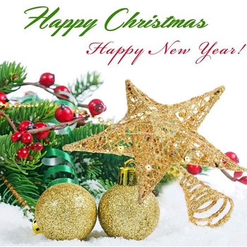 Pakabukas Kalėdų eglės viršūnei – blizgi plastikinė penkiakampė žvaigždė, šiuolaikinis minimalistinis stilius, medžiagos: plastikas ir geležis