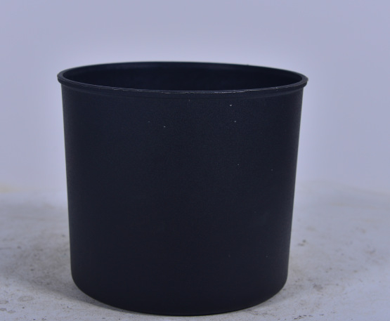 Πλαστική γλάστρα, επιδαπέδια, σκανδιναβικό στυλ, χειροποίητη, απομίμηση σχεδίου