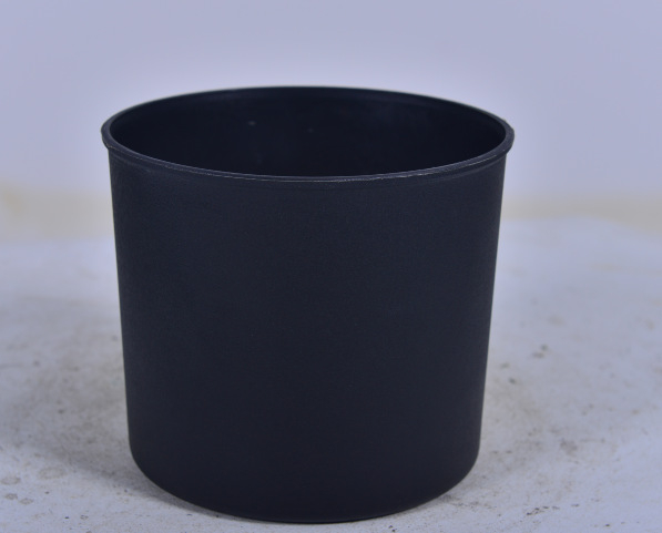 Πλαστική γλάστρα, επιδαπέδια, σκανδιναβικό στυλ, χειροποίητη, απομίμηση σχεδίου