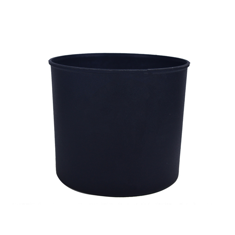 Πλαστική γλάστρα, επιδαπέδια, σκανδιναβικό στυλ, χειροποίητη, απομίμηση σχεδίου