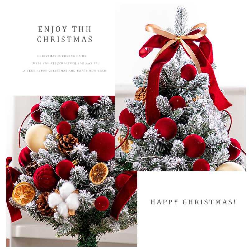Stalo Kalėdų eglutės dekoras - PVC, rankų darbas DIY, INS stilius, prekinis ženklas Happy Jiangyue
