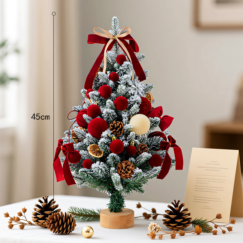Stalo Kalėdų eglutės dekoras - PVC, rankų darbas DIY, INS stilius, prekinis ženklas Happy Jiangyue