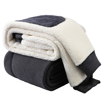 Vyrų terminės kelnės su fliso pamušalu, itin stora poliesterio medžiaga, kelio apsauga, aukštas juosmuo žiemai