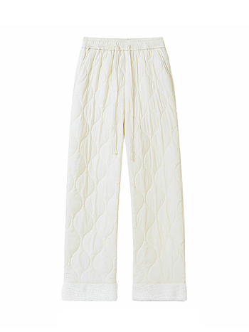 Ikdienas neilona bikses, brīvs griezums, vidukļa vidējais platums, garas, ziemas biezinātas