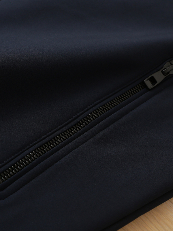 Meeste fleecevooderiga jakke kapuutsiga, seisva kaelaga, tõmblukk, paks talvejakk 1225