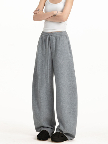 CATTEE Unisex Preppy stila taisnas bikses, brīvas piegrieznes, viduklis vidējā augstumā, rāvējslēdzējs, darba un ikdienas stils, pavasaris un rudens