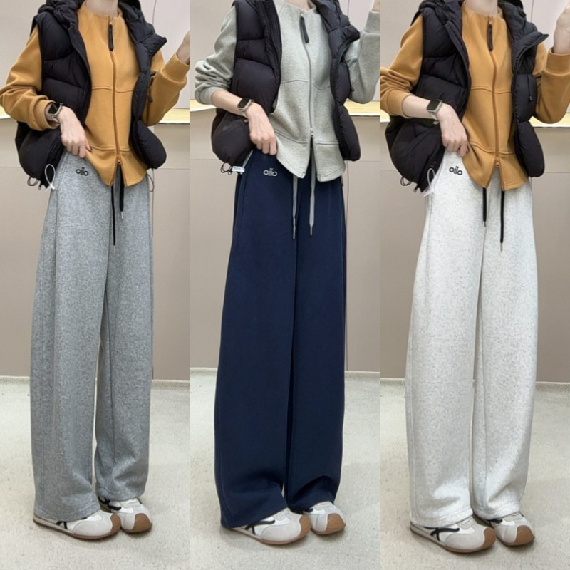 Γυναικείες βαμβακερές φαρδιές παντελόνες με βελούδινο κέντημα, μικροελαστικότητα, στυλ Royal Sister